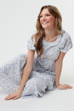 Ruffle Neck Dress